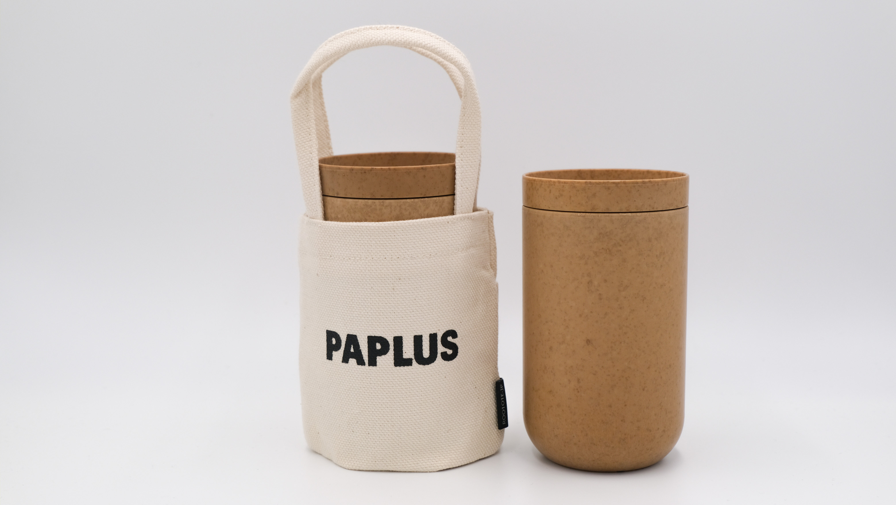 PAPLUS ミニトート パプラスロゴ