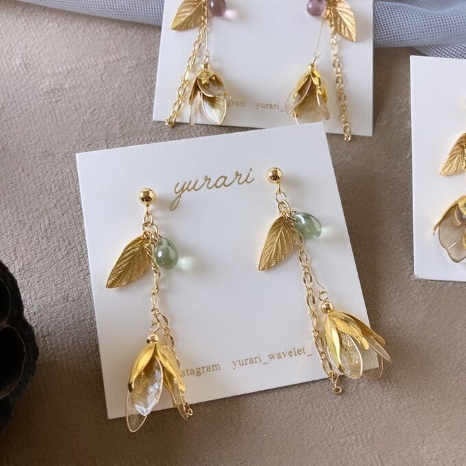 ディップアートピアス ピアス（その他） yurari 通販 16399182