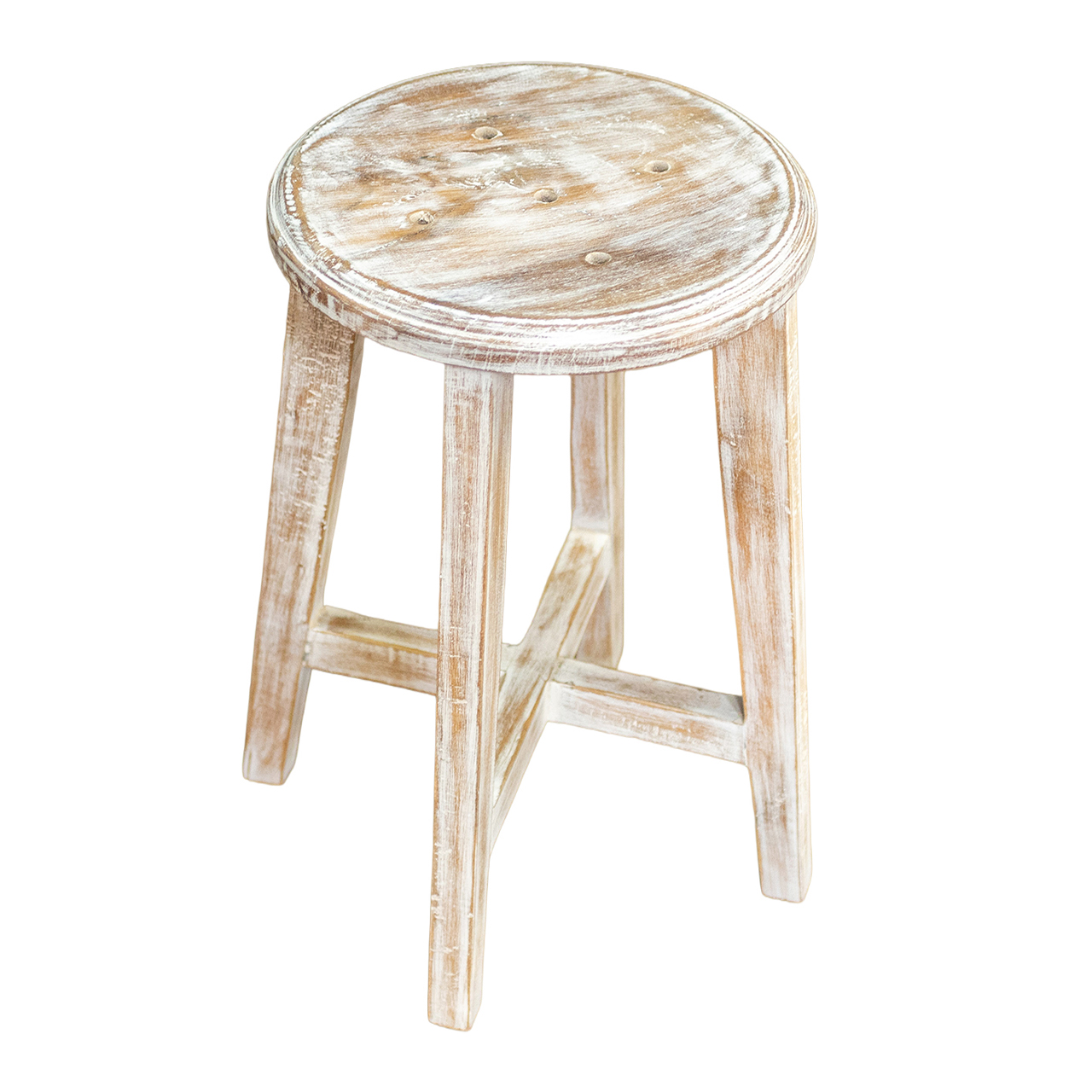 専用☆オールドチークスツールワイド二脚 旭川家具 スツール | Stacking Stool 02 センの木 | 革座